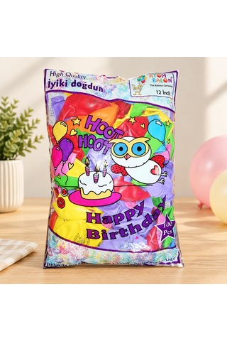 İyi Ki Doğdun Balon 100'lü Açık Pembe