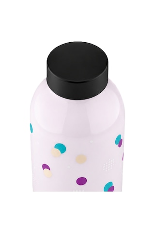 Mamawata Bubbles Paslanmaz Çelik Termos Matara 470 Ml Sızdırmaz Yalıtımlı Suluk Açık Pembe