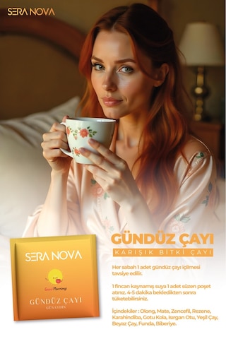 Seranova Detox Çayı 28 Gündüz Çayı 14 Gece Çayı