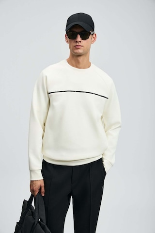 Lufian Kırık Beyaz Erkek Sweatshirt 112030181 Kırık Beyaz