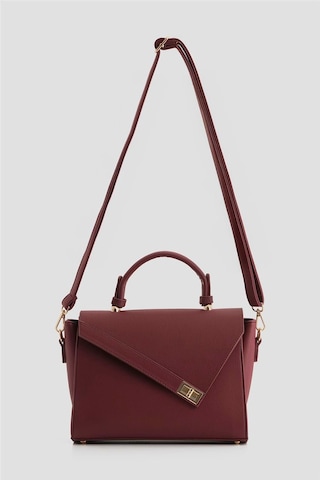 Armine Pia Deri Çanta 25yd7405 Bordo Bordo