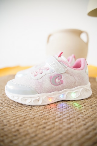 Daxtors Yuki Cırtlı Kız Çocuk Sneaker Spor Ayakkabı Gümüş