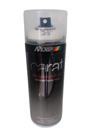Motip Carat Ral9010 Beyaz Parlak Sprey Boya 400Ml