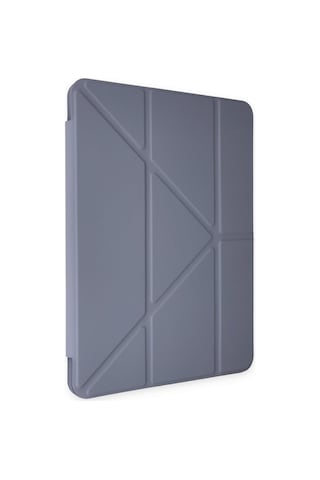 Samsung Galaxy Tab S6 Lite P610 Uyumlu Kalem Bölmeli Pu Deri Arkası Yumuşak Koruyucu Silikon Kılıf