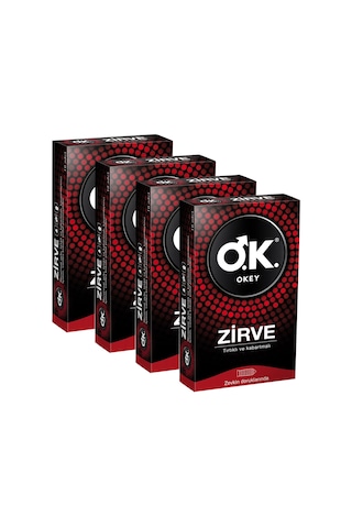 Okey Zirve Prezervatif 10'lu x 4