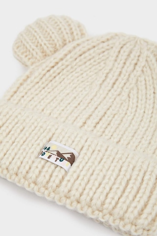 Defacto Kız Bebek Dokuma Etiketli Triko Bere F0023a525wnbg122 Bej