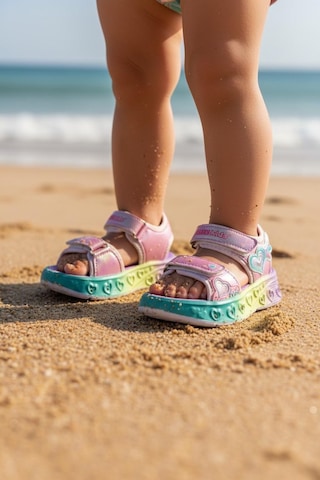 Marco Kids 207 Hafif Kız Çocuk Işıklı Rahat Sandalet Pembe