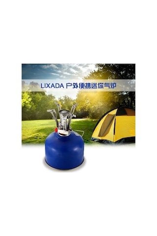 Maoyaya Açık Kamp Piknik Sobası Kafaları Katlanabilir, İçilebilir Gümüş