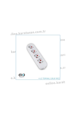 4'LÜ (DÖRTLÜ) TOPRAKLI GRUP PRİZ