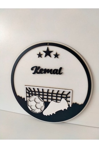 Beşiktaş Kapı Süsü Beyaz - Siyah