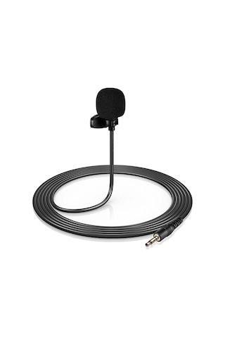 Reedark "mini Klipsli Lavalier Mikrofon - 3 Metre Kablo, Canlı Yayın & Kayıt İçin, Bilgisayar/kamera Uyumlu"