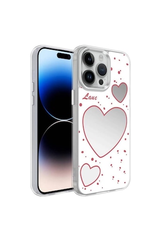 Apple Uyumlu iPhone 13 Pro Max Kılıf Airbagli Parlak Tasarımlı Desenli Mimbo Kapak