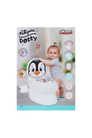 Eğitici Penguen Klozet Işıklı Ve Müzikli Lazımlık