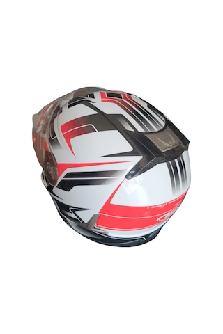 Shiro Sh715 Güneş Vizörlü Kask Beyaz Siyah