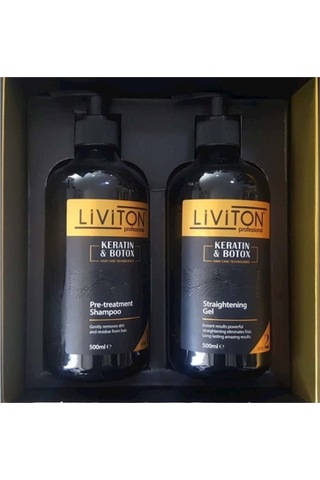 Liviton Professional Keratin Botox Şampuan 500 ML + Jel Keratin 500 ML