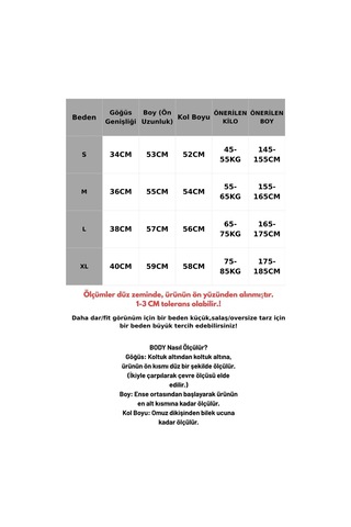 Seeh Füme/bej Bisiklet Yaka Basic Uzun Kollu Body Sh142 Gri - Bej