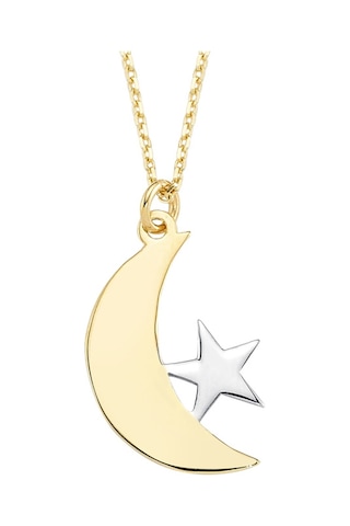 Ay Yıldız Altın Kolye Ucu As1422Gkl Altınsepeti