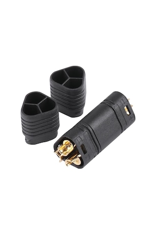 MT60 3 Pin Dişi Erkek Konnektör Soket Çift Amass 3.5mm 12Awg RC Esc Motor