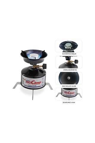 İksa Mocamp Kamp Ocağı Seti Çok Renkli