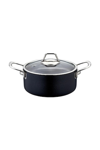 Zest Gusto Granit 24cm Kızartma Tenceresi Siyah