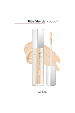 Yoğun Kapatıcılık Sağlayan Concealer Clio Kill Cover Founwear Concealer 3 Linen