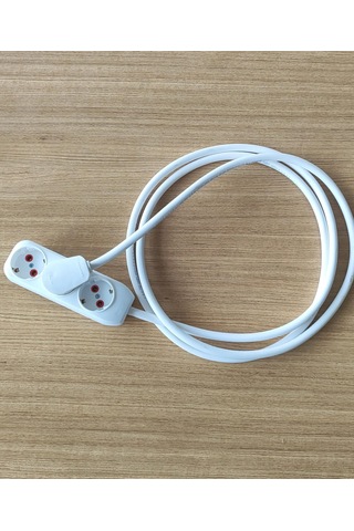 Seyyar, Uzatma Cmk Kablolu Fetih Marka 3'lü Seyyar Priz - 2.5 Mm² Kalın Uzatma 2.5 Mt 2.5 M
