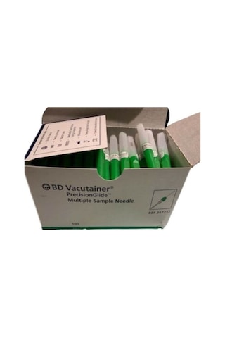 Bd Vacutainer 21g 1.5 0,8 38mm Kan Alma Yeşil Iğne Ucu 100 Adet Bd Vacutainer 21g 1.5 0,8 38mm Kan Alma Yeşil Iğne Ucu 100 Adet