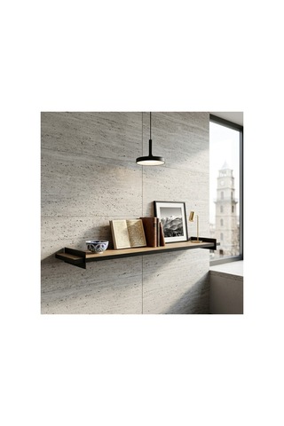Tekli Duvar Rafı 90x20cm Ceviz Kahverengi - 933663753 Kahverengi Tekli Duvar Rafı 90x20cm Ceviz Kahverengi - 933663753 Kahverengi