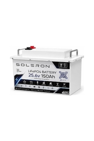 Soleron 25.6v 150ah 5.12kwh Lifepo4 Lityum Akü