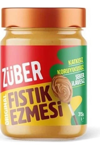 Züber Orıgınal Fıstık Ezmesi 315g Züber Orıgınal Fıstık Ezmesi 315g