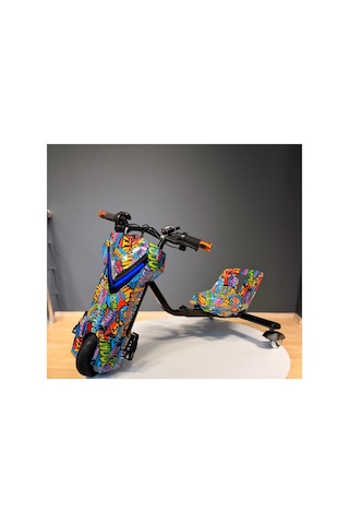 36v 350w Elektrikli Drift Scooter 3 Hızlı 25 Km/h 100 Kg Taşıma Kapasiteli Çok Renkli Çok Renkli