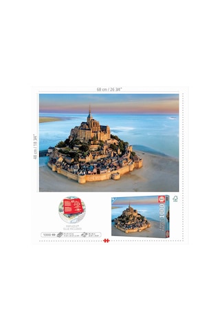 Educa Puzzle 1000 Parça Mont-saınt-mıchel Fsc 19262
