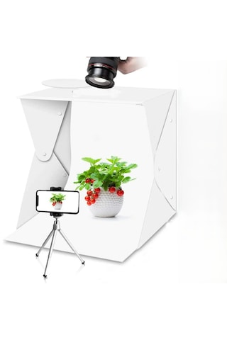 Hpytech Katlanabilir Fotoğraf Kutusu,ışıklı Ürün Çekim Çadırı
