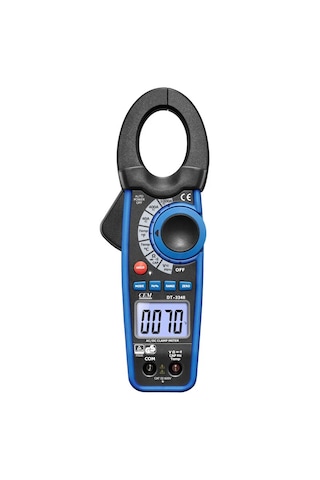 Cem Dt-3348 Professional True Rms 1000a Ac/dc Watt Clamp Ampermetre