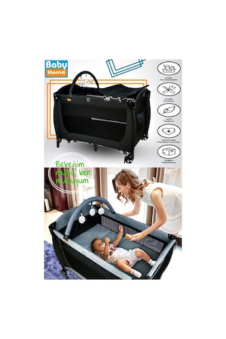 Baby Home 560 Golite Bebek Oyun Parkı Park Yatak 70 x 110 CM