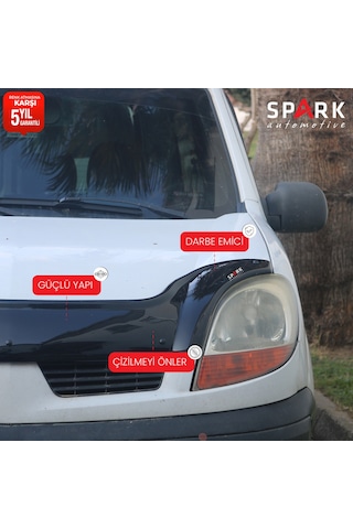 Renault Kangoo 2003-2008 Yıl Aralığı Uyumlu Kaput Rüzgarlığı 3mm