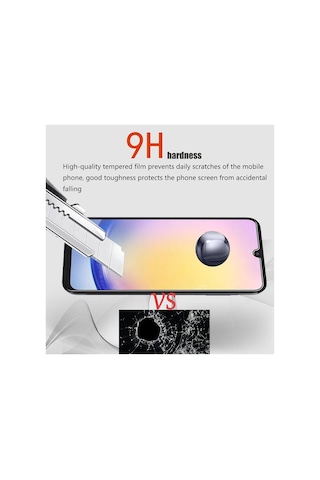 Samsung Galaxy A25 Ekran Cam Koruyucu Kırılmaz Kavisli Hd 9d Tamperli Glas Screen Protector Çizilmez