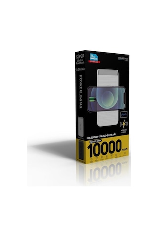 Wıreless Power Bank 10.000 Mah. Paleon Siyah Renk