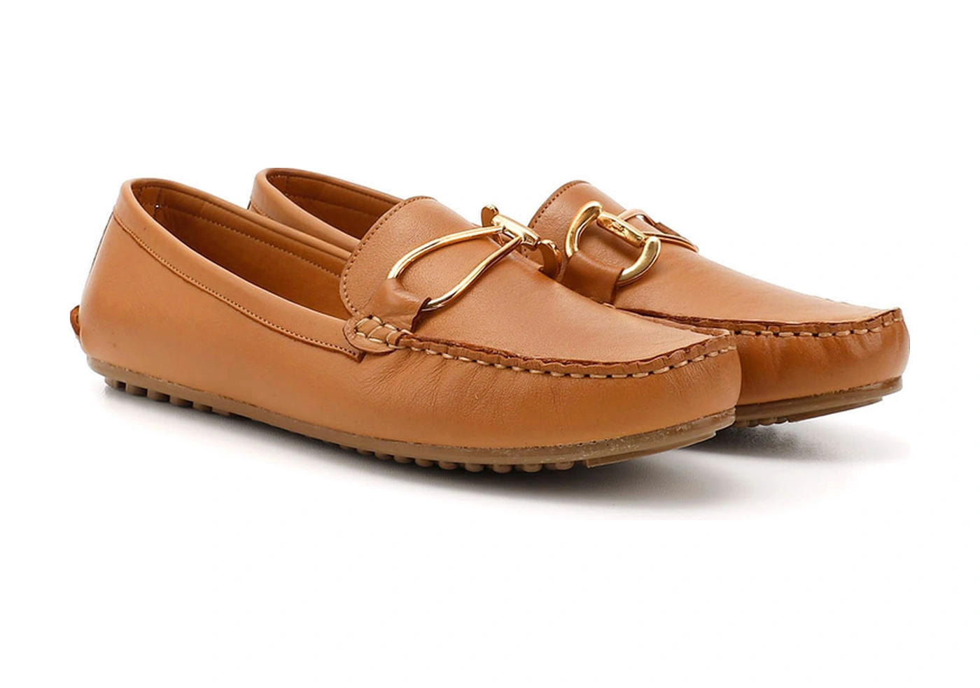 Gönderi(R) Gönderi R Kadın Taba Antik Tokalı Rok Hakiki Deri Comfort Loafer Ddza78245125 Taba Antik