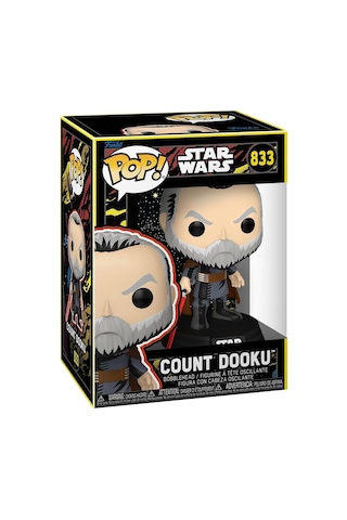 Funko Pop Star Wars: Count Dooku - Retro - Koleksiyon Vinil Fi