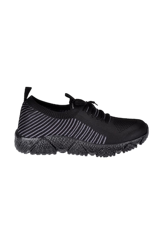 Pullman Triko Hafif Erkek Spor Ayakkabı Sneaker Plm-30504 Siyah Siyah