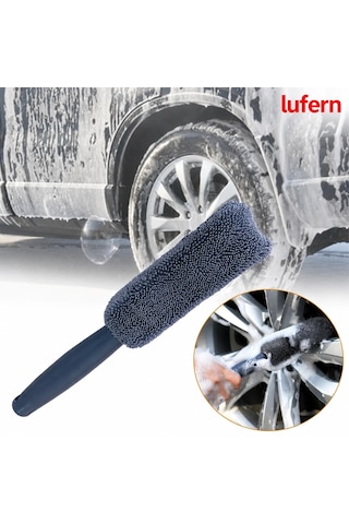 Yüksek Kalite Mikrofiber Jant Temizleme Fırçası Lastik Ölü Köşeler Etkili Temizlik Elastik Kir Leke
