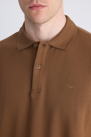 D's Damat Ds Damat Regular Fit Kahverengi Pike Dokulu %100 Pamuklu T-shirt 4hc140211213m 201