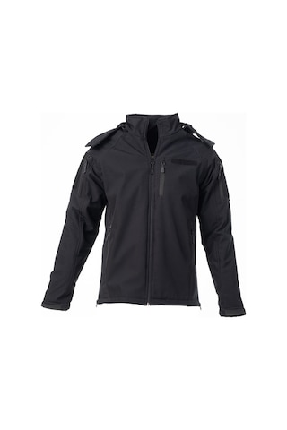 Karcamp 5 Cepli Tactical Double Softshell Su Geçirmez Unisex Mont Ceket Siyah