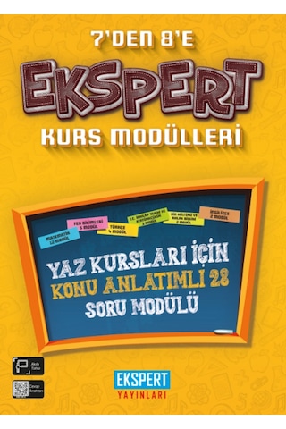 7 Den 8 E Geçenler İçin Yaz Kurs Modülü + 8.sınıf Turlayan Matematik Konu Anlatımlı Fasikülleri