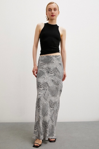 Never More Maxi Boy Verev Etek Krem