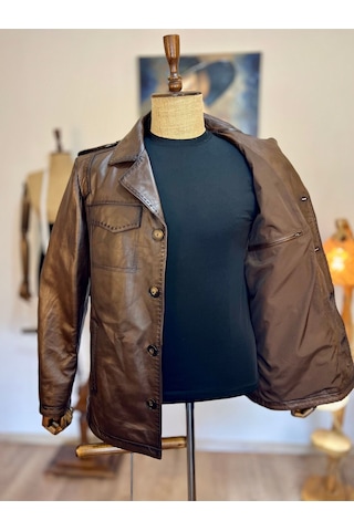 Always Leather Usta İşi Özel Dikim Hakiki Deri 1803340042c Kahverengi