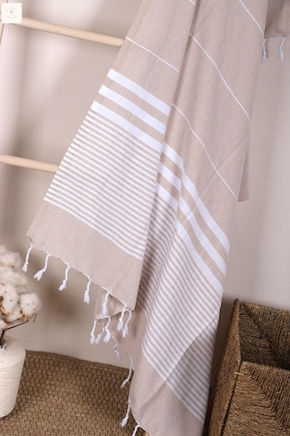 Çizgili %100 Pamuk Soft Peştemal Banyo Plaj Havlusu 100x180 Cm 001