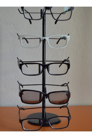 Gözlük Standı Düzenleyecı Organizer 5 Li Siyah