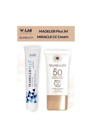 Selin Beauty Miracle Cc Krem + W Lab Madeleb Plus Krem Set